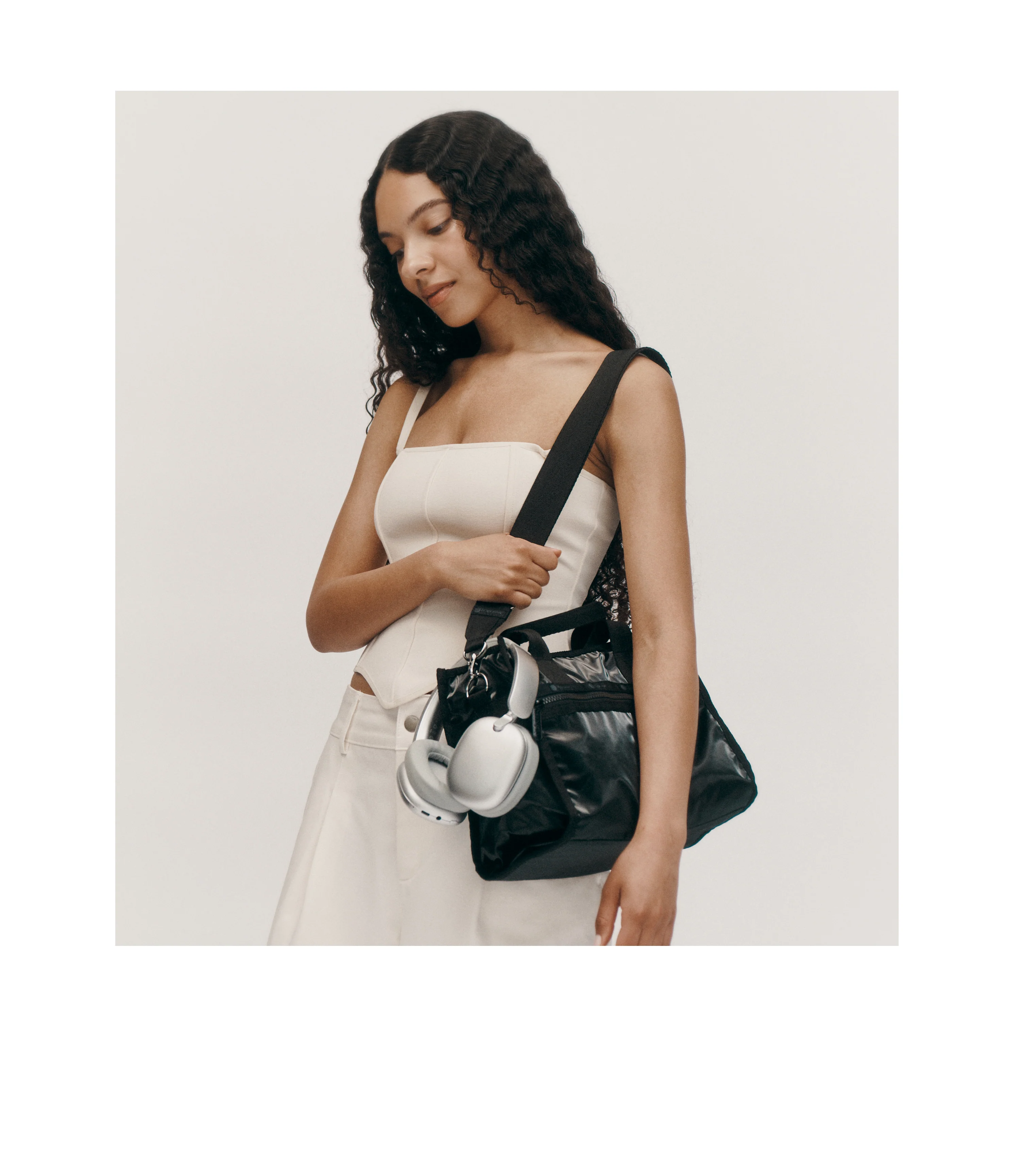 Large East/West Top Handle Tote - Image 2