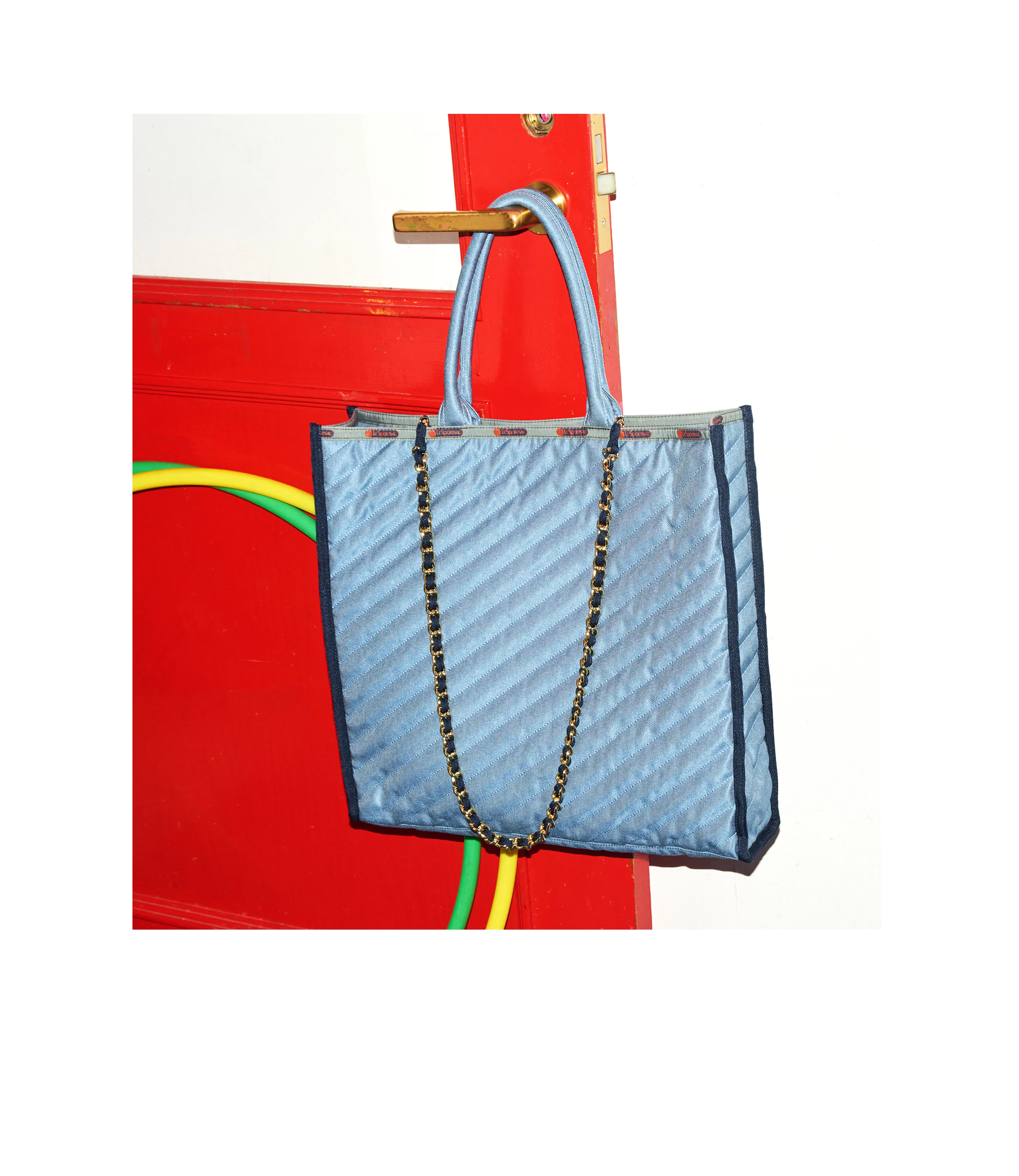 Large Chain Quilt Tote - Image 7