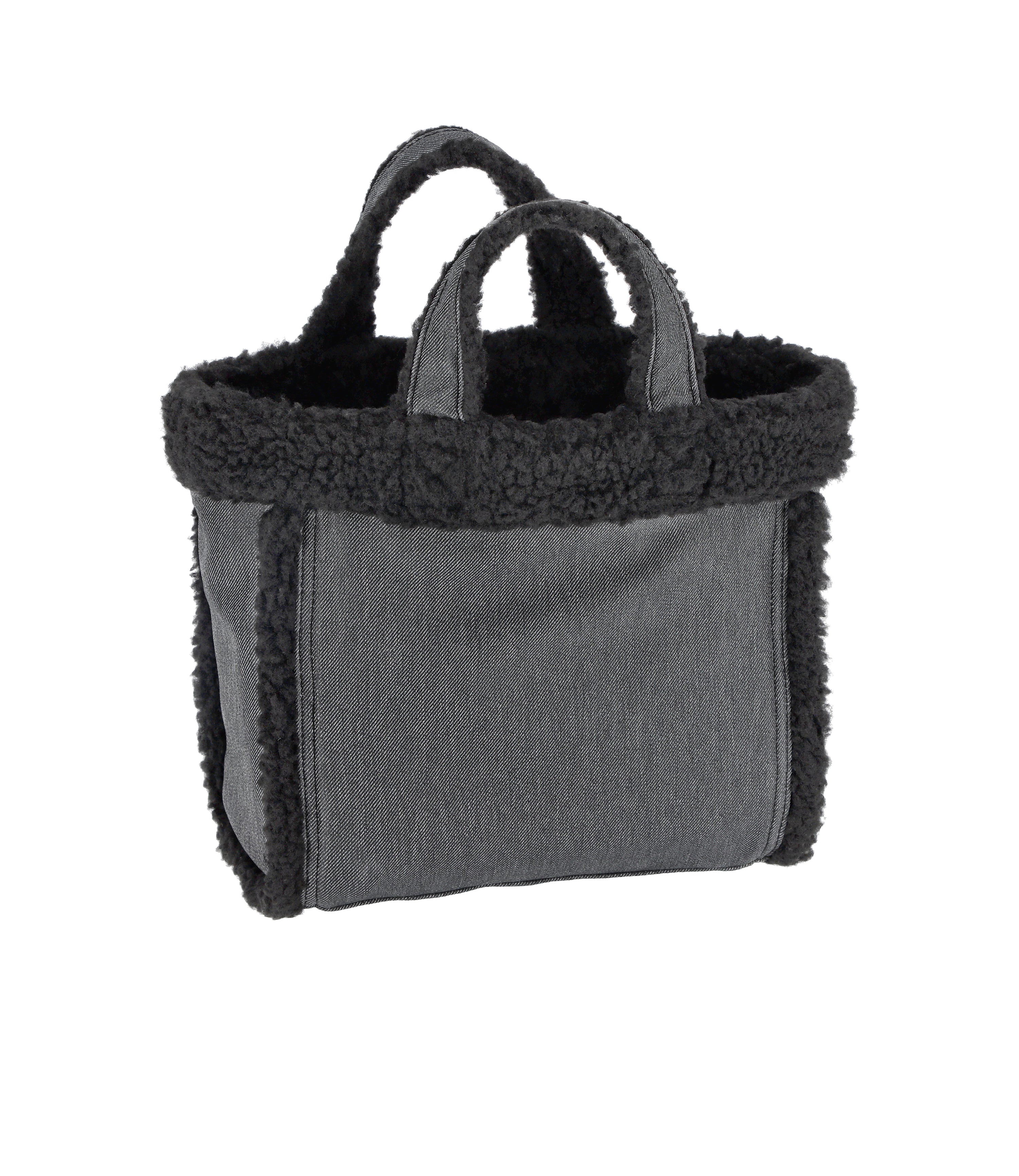 Small Two-Way Denim Tote - Image 4