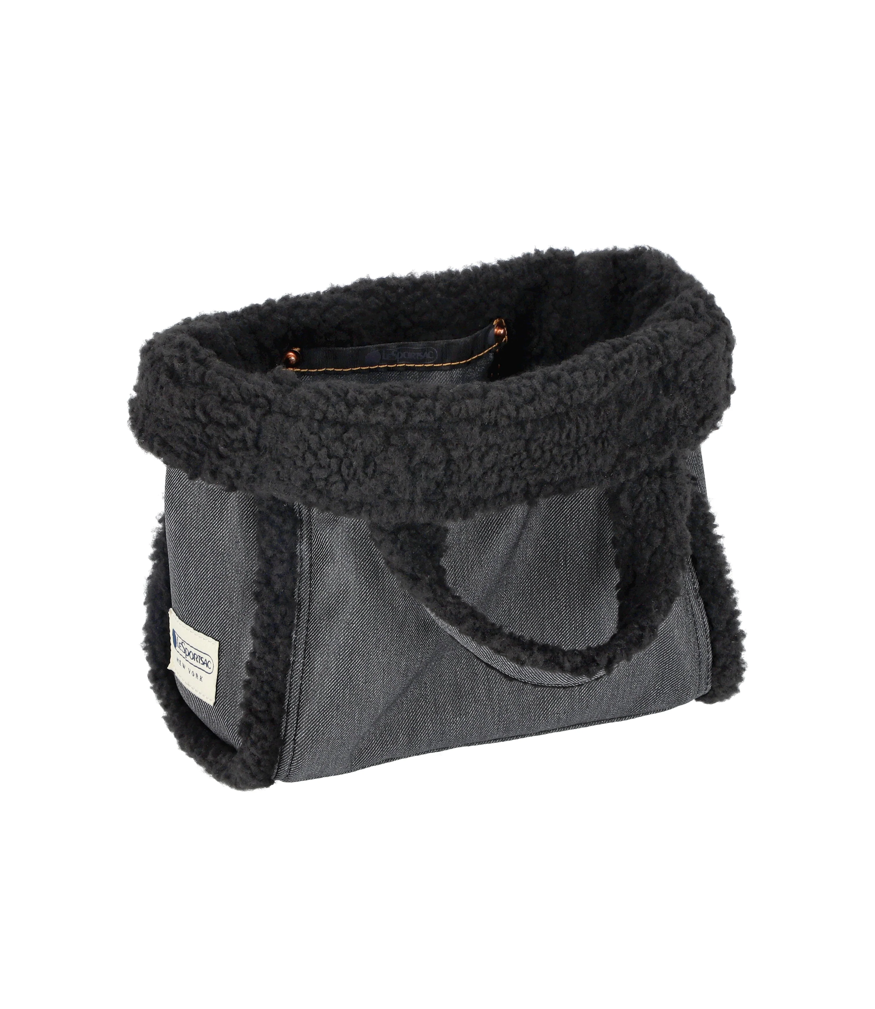 Small Two-Way Denim Tote - Image 6