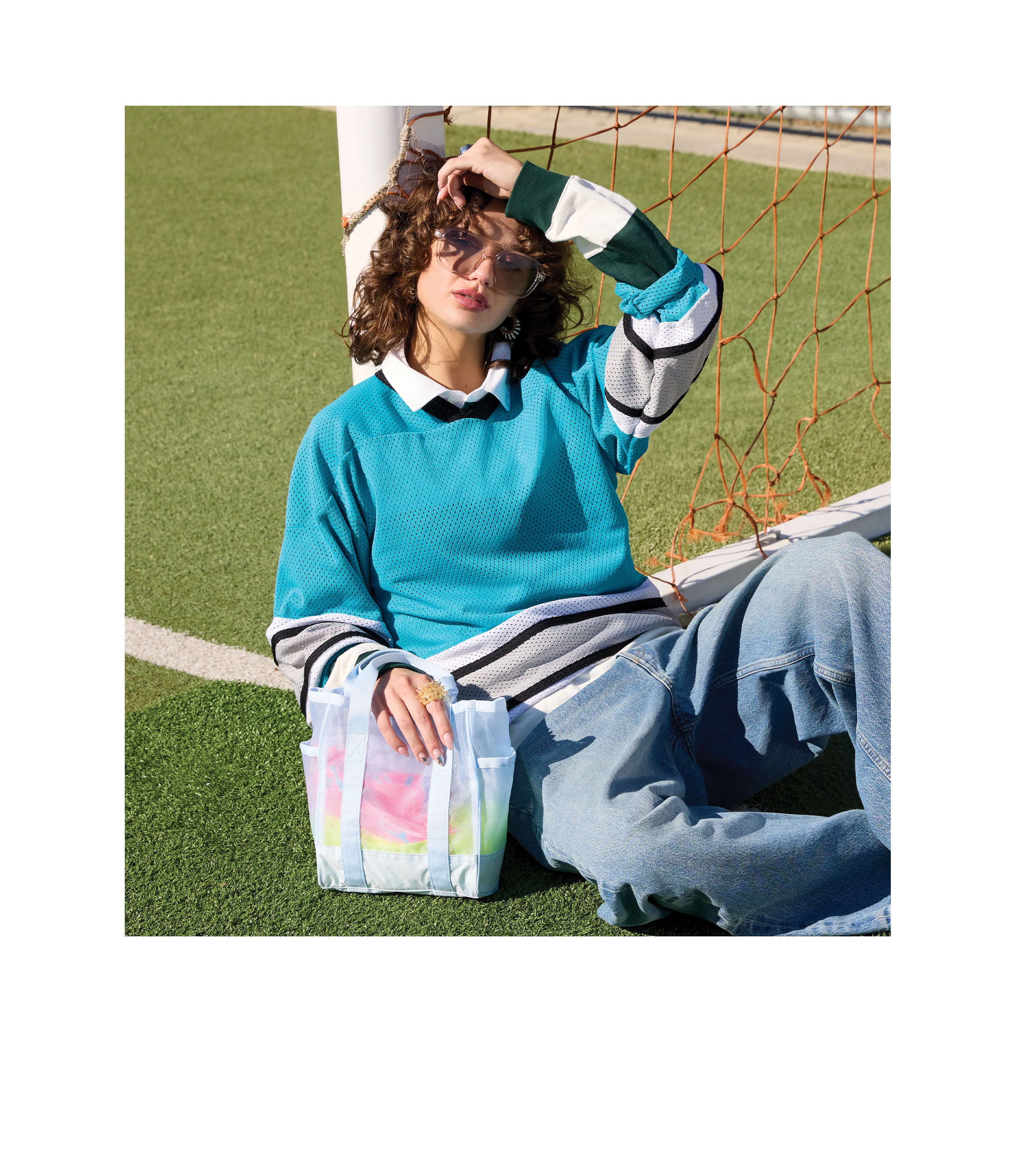 Sheer Medium Open Tote - Image 2