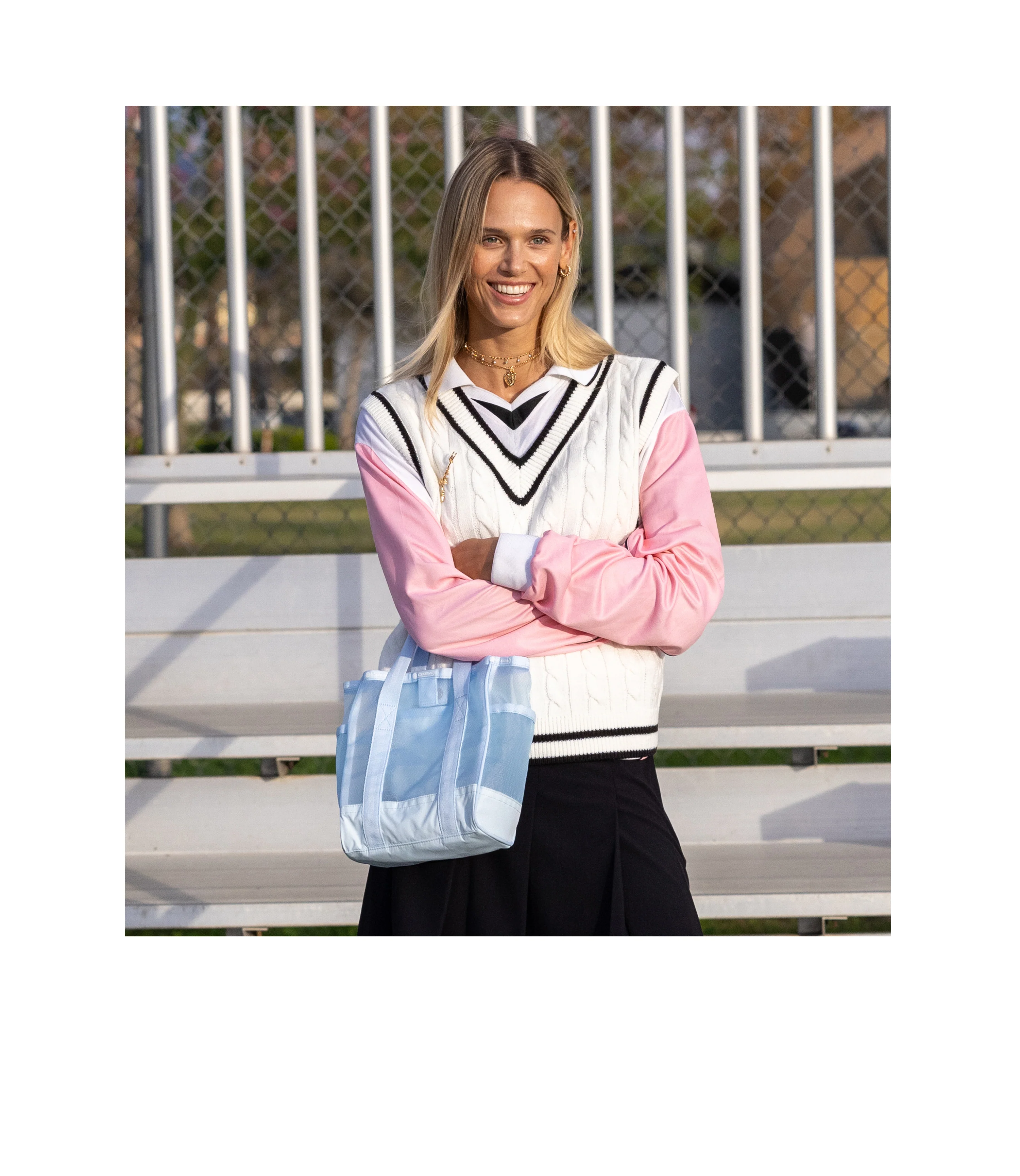 Sheer Medium Open Tote - Image 8