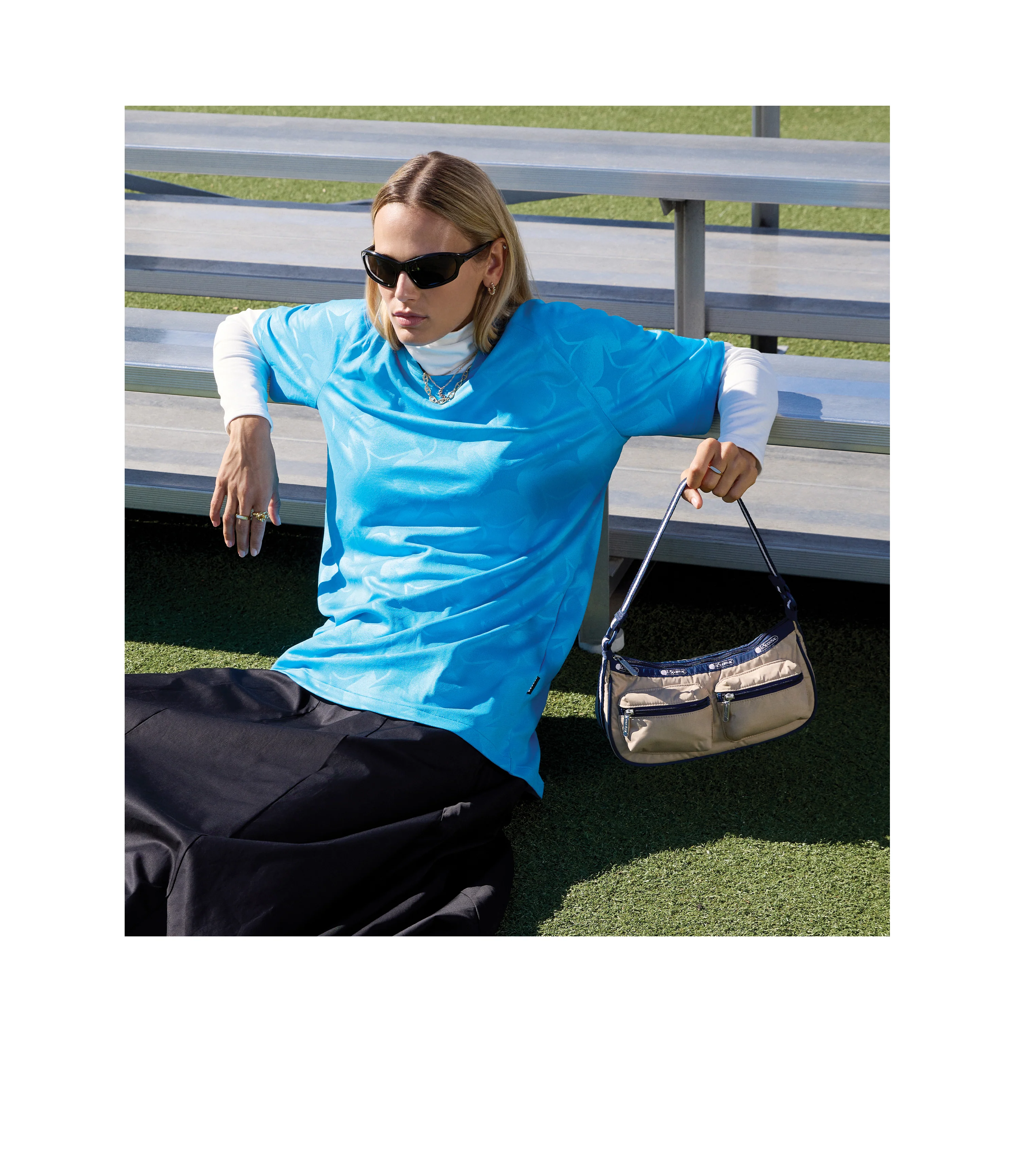 Double Pocket Shoulder Bag - Image 6