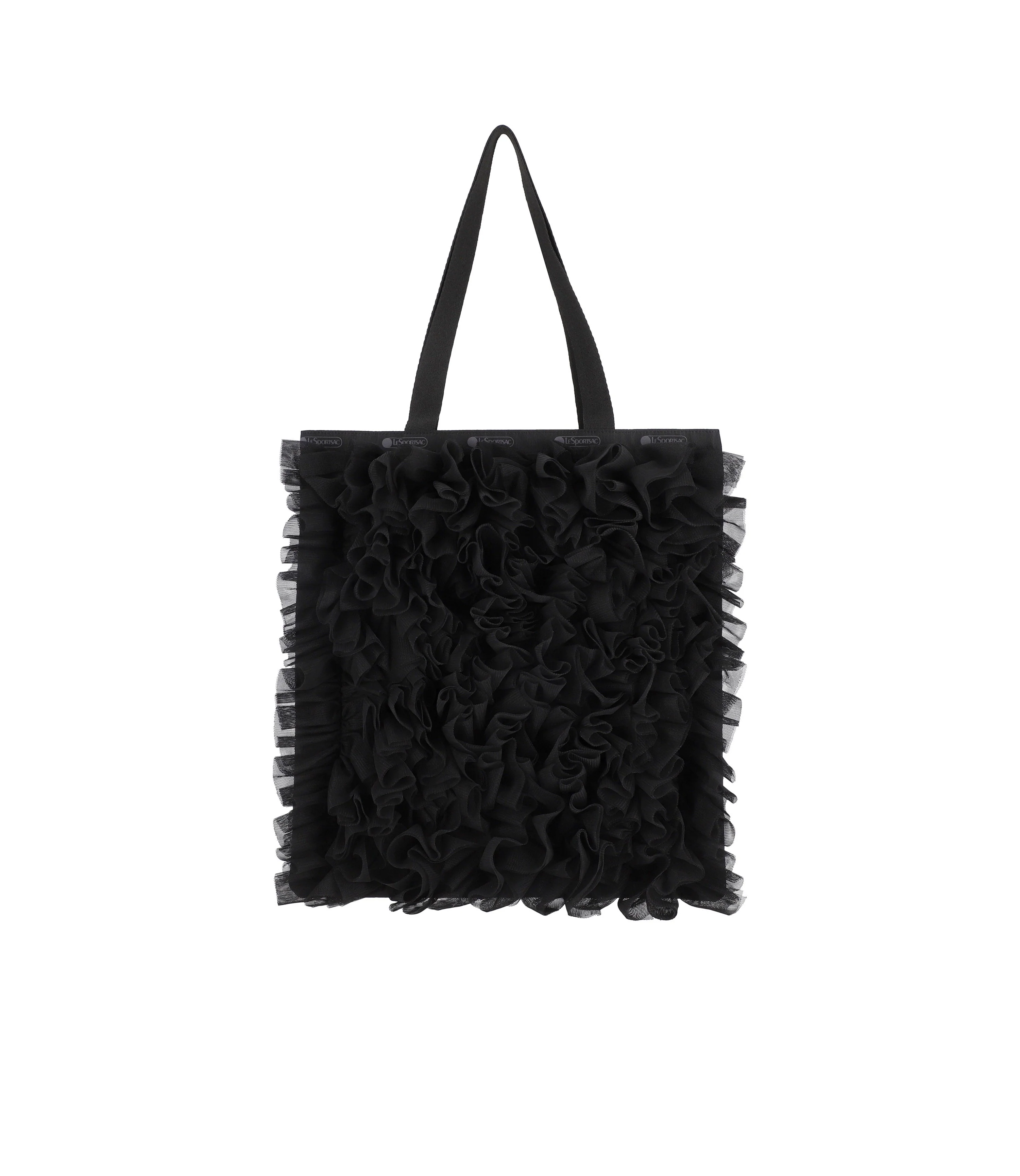 Ruffle Large Emerald Tote