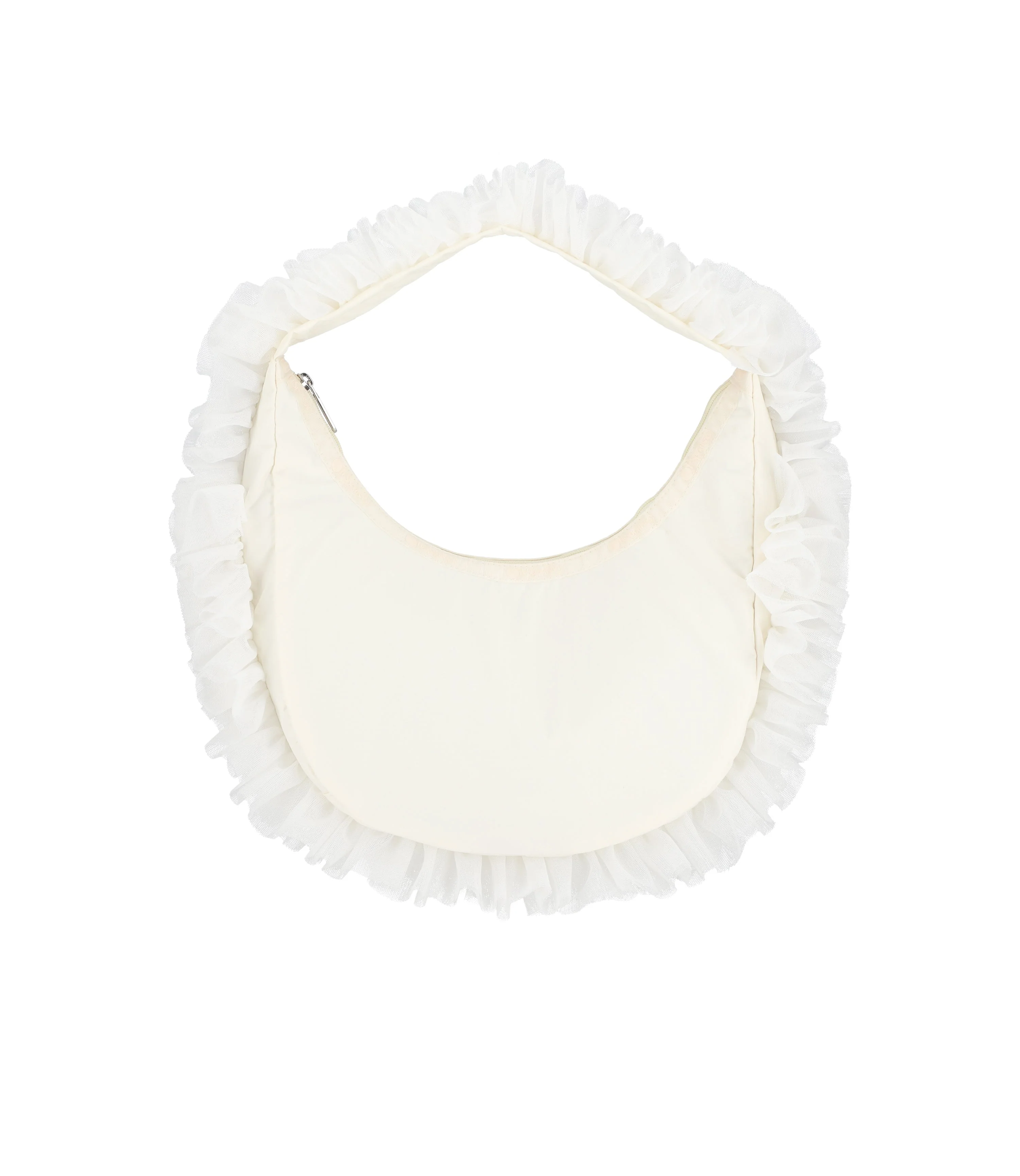 Ruffle Zip Hobo