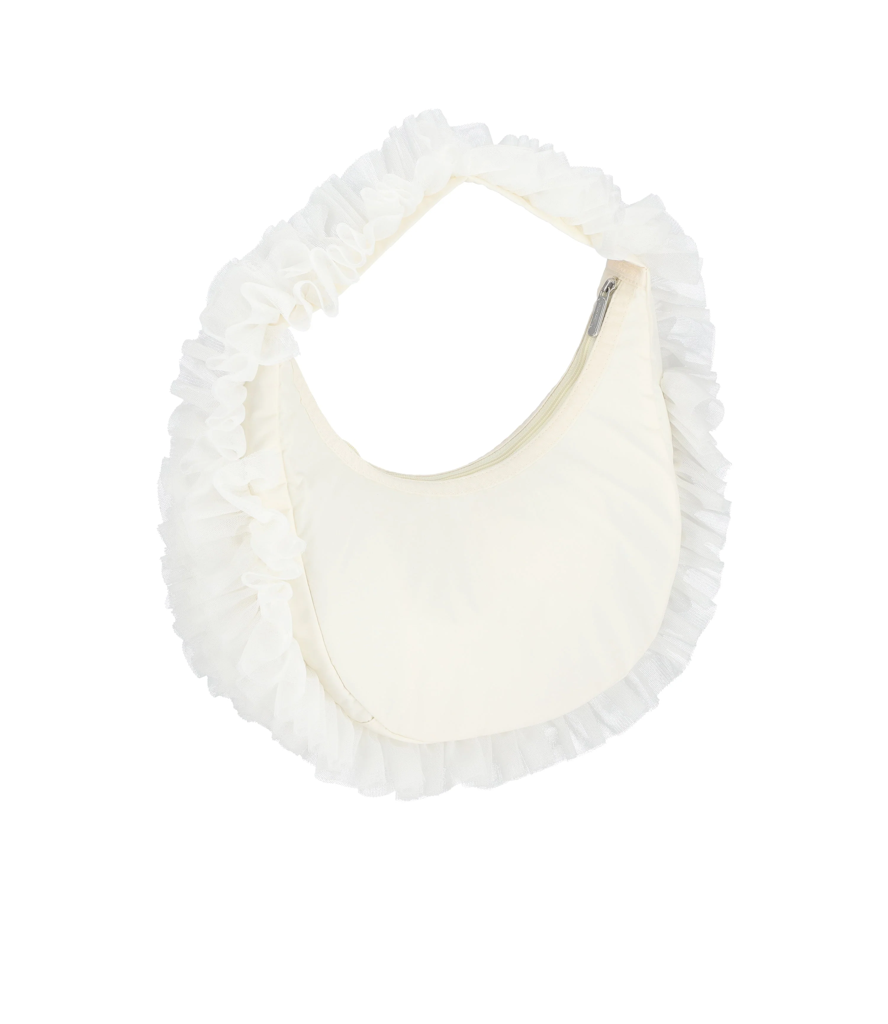 Ruffle Zip Hobo - Image 3