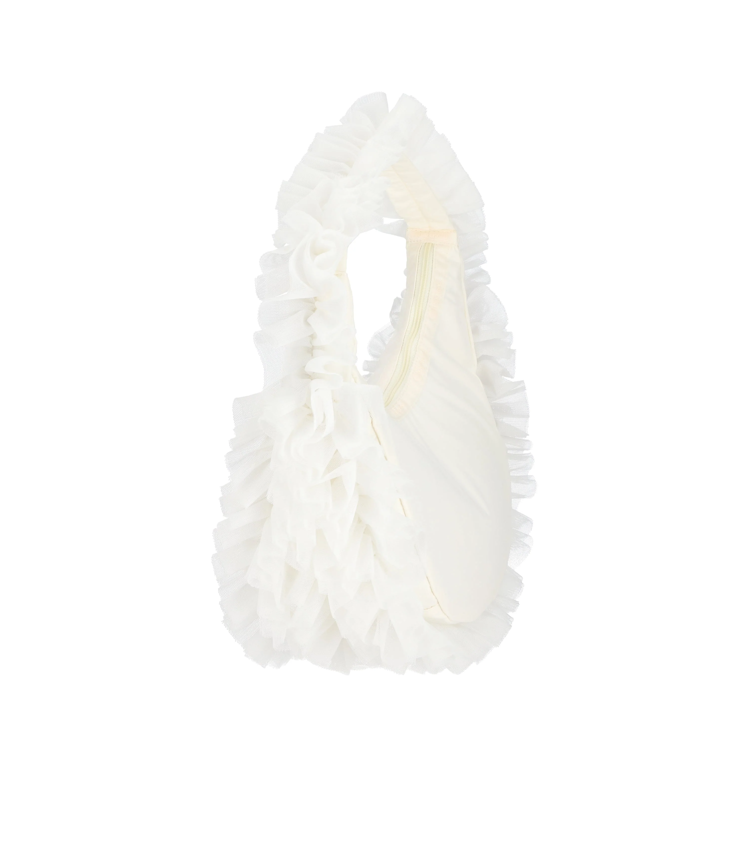 Ruffle Zip Hobo - Image 4