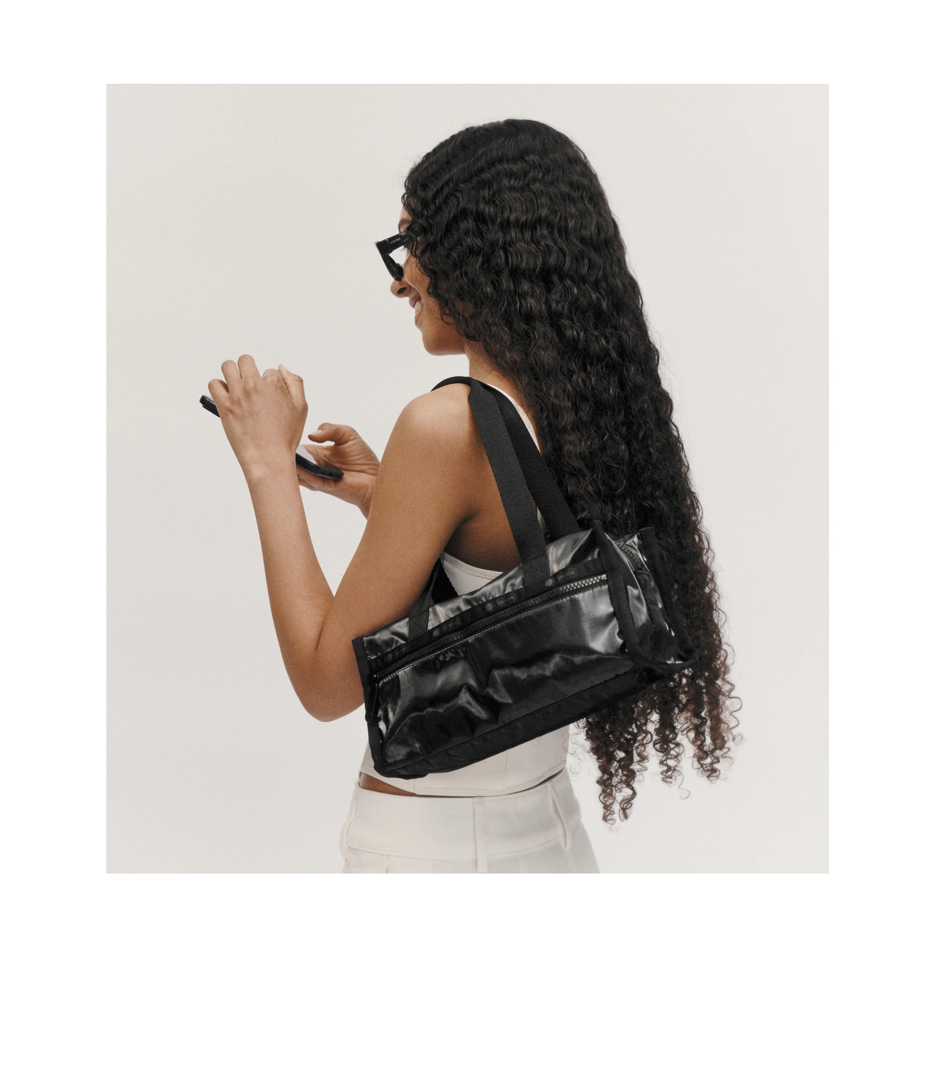 East/West Square Shoulder Bag - Image 2
