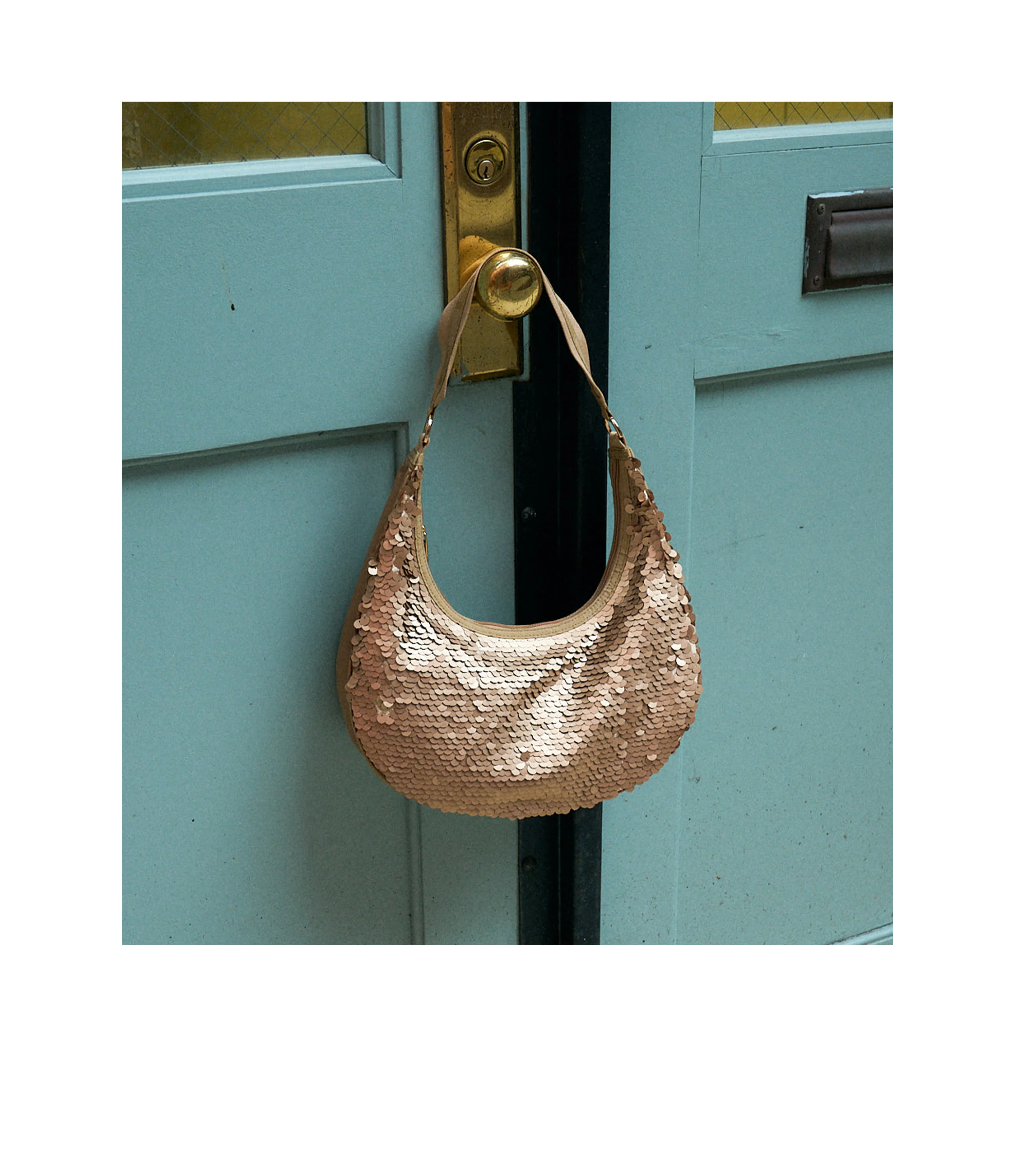 Sequin Round Shoulder Bag - Image 6