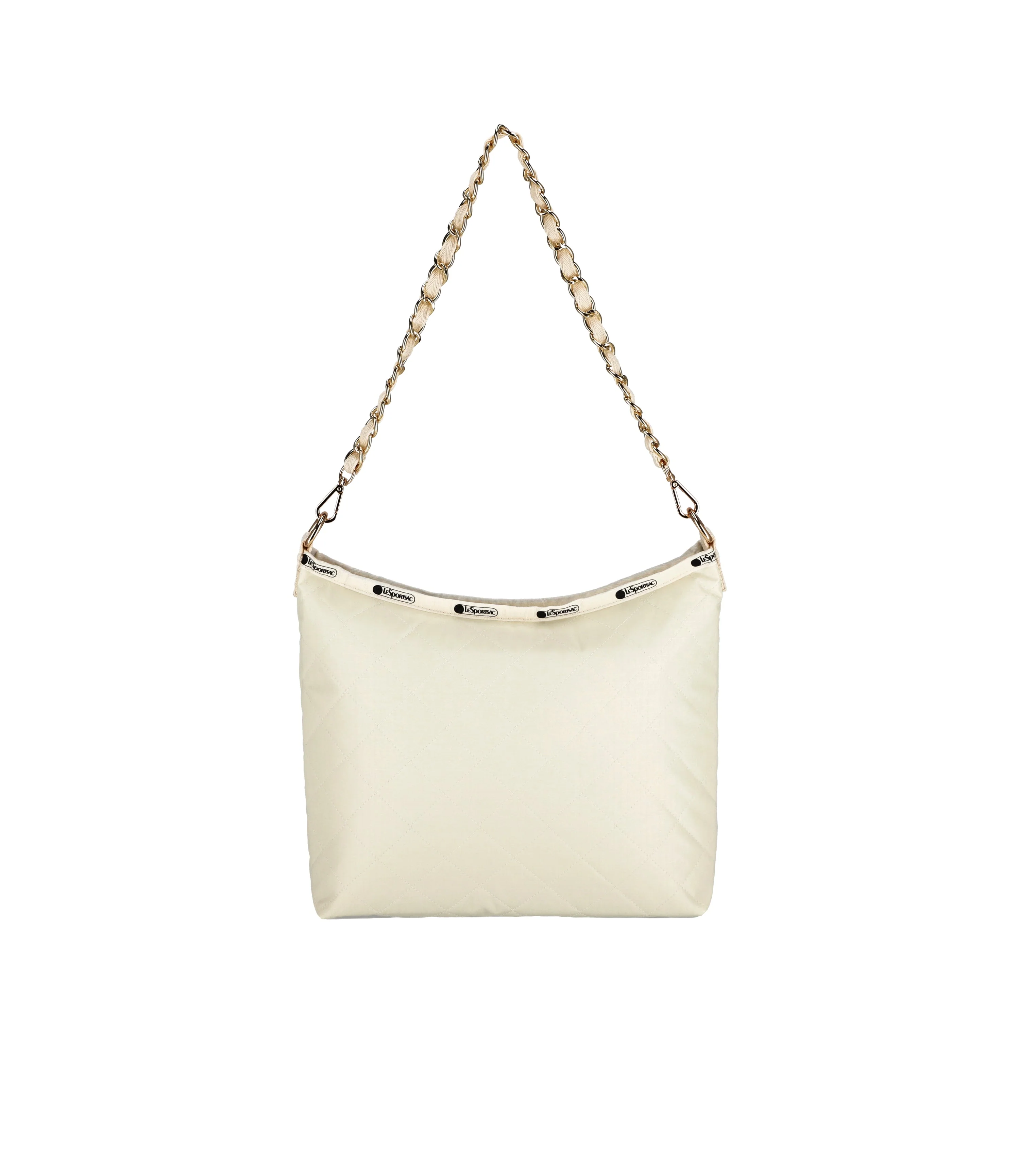 Chain Medium Zip Shoulder Bag - Image 4