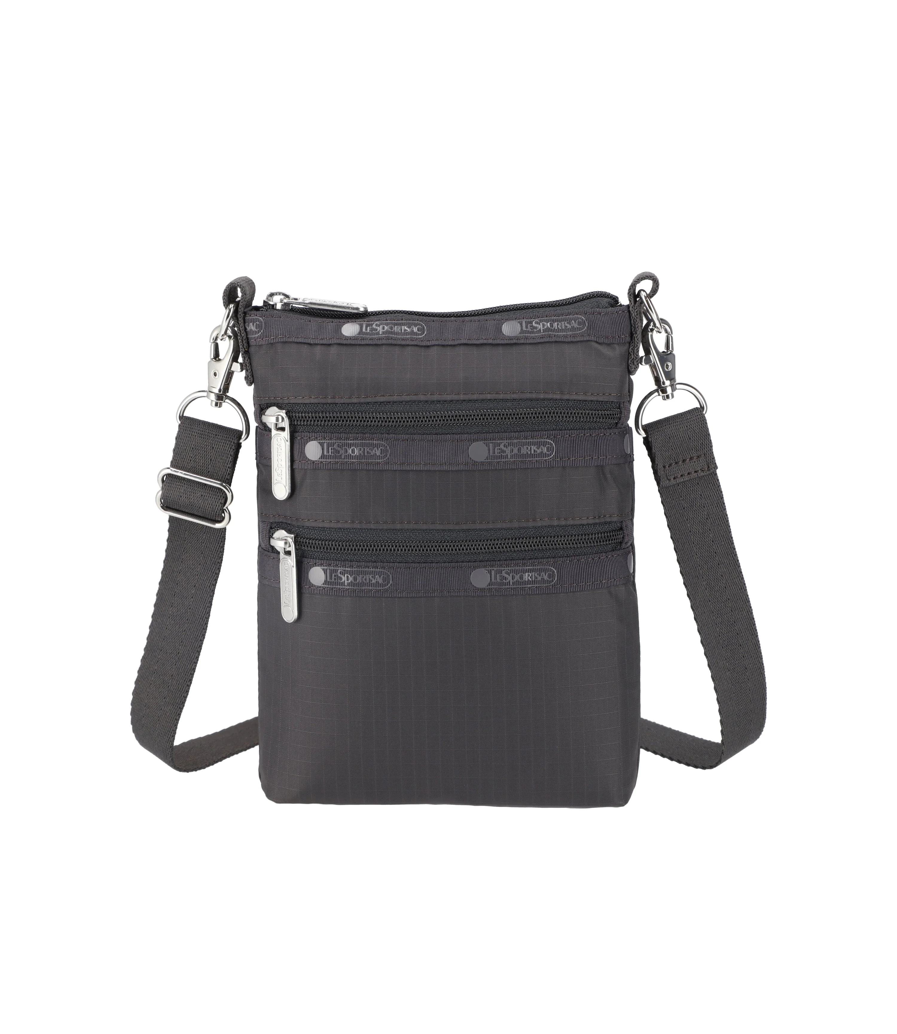 3-Zip Crossbody