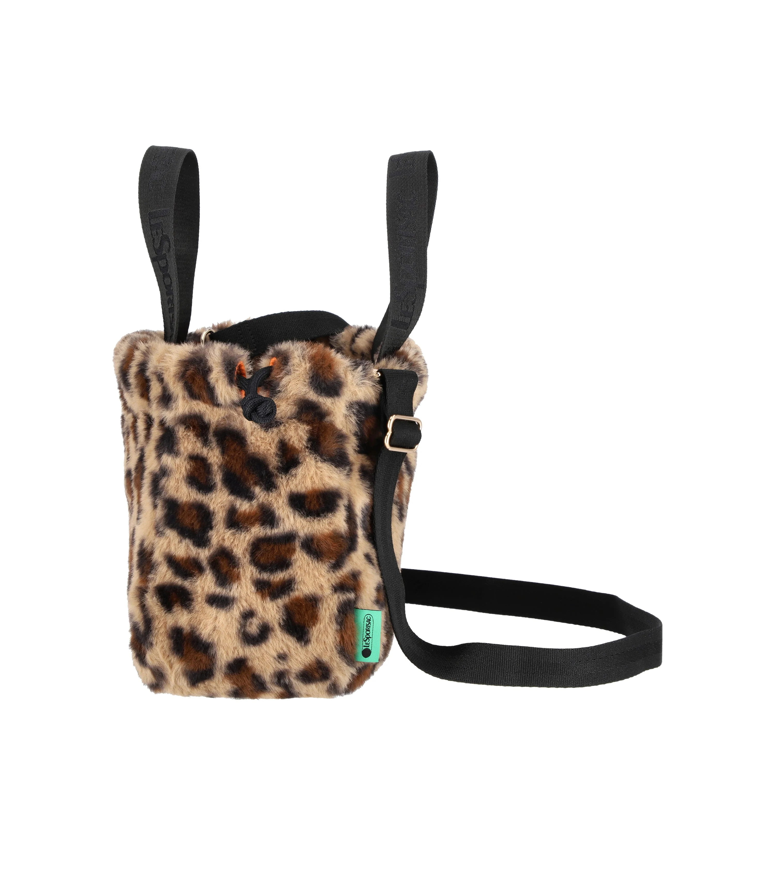 Fur Drawstring Tote - Image 4