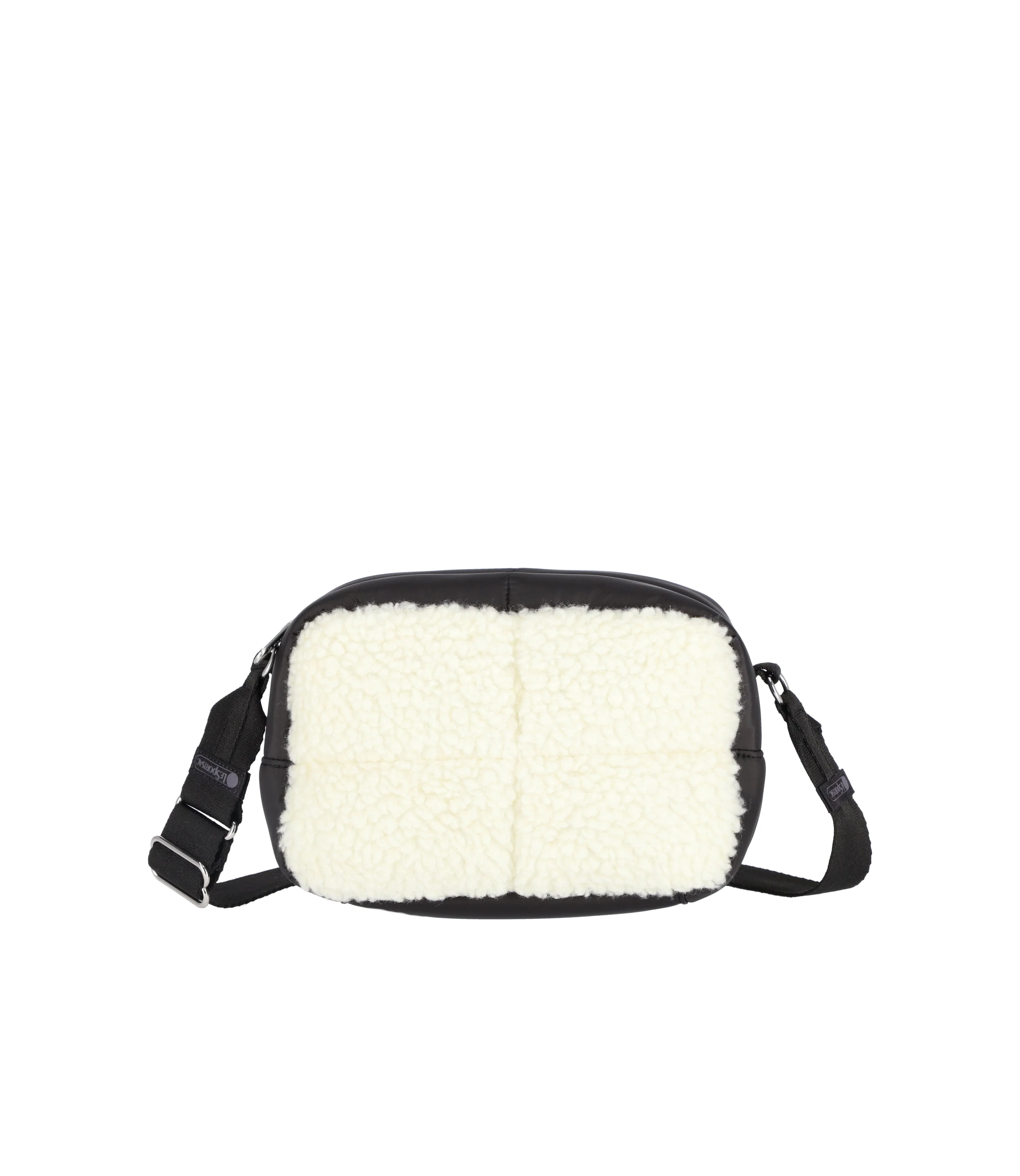 Puffy Sherpa Cube Crossbody