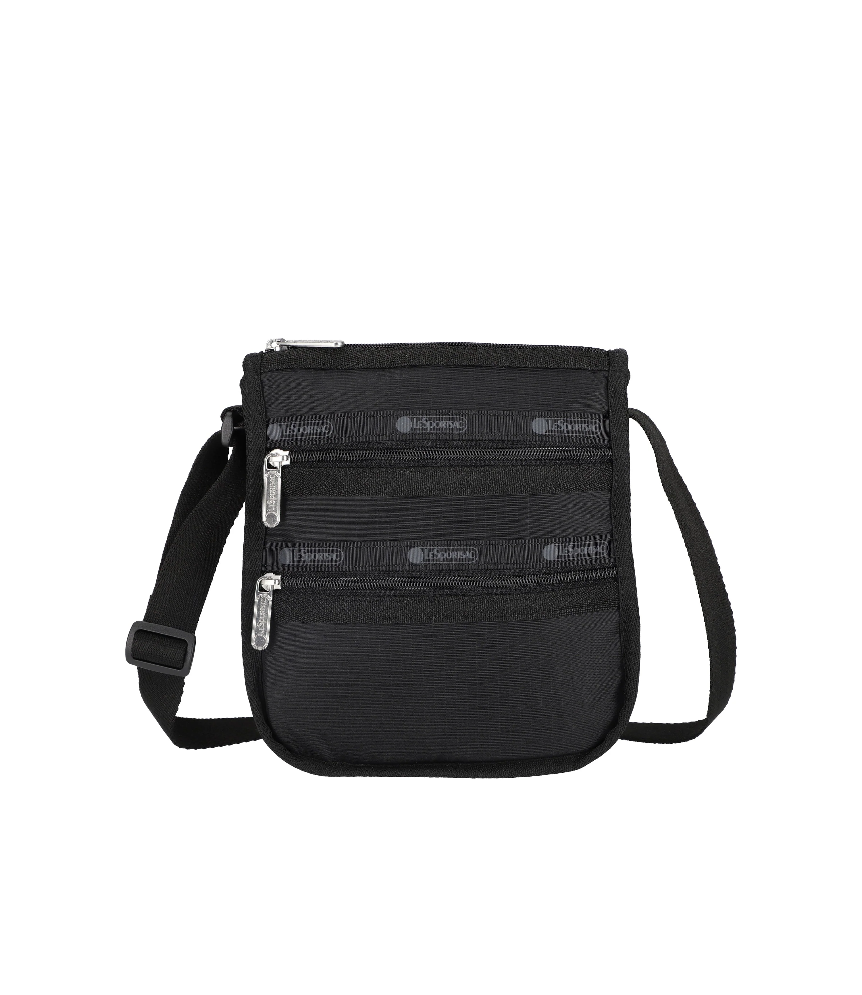 Medium 3-Zip Crossbody